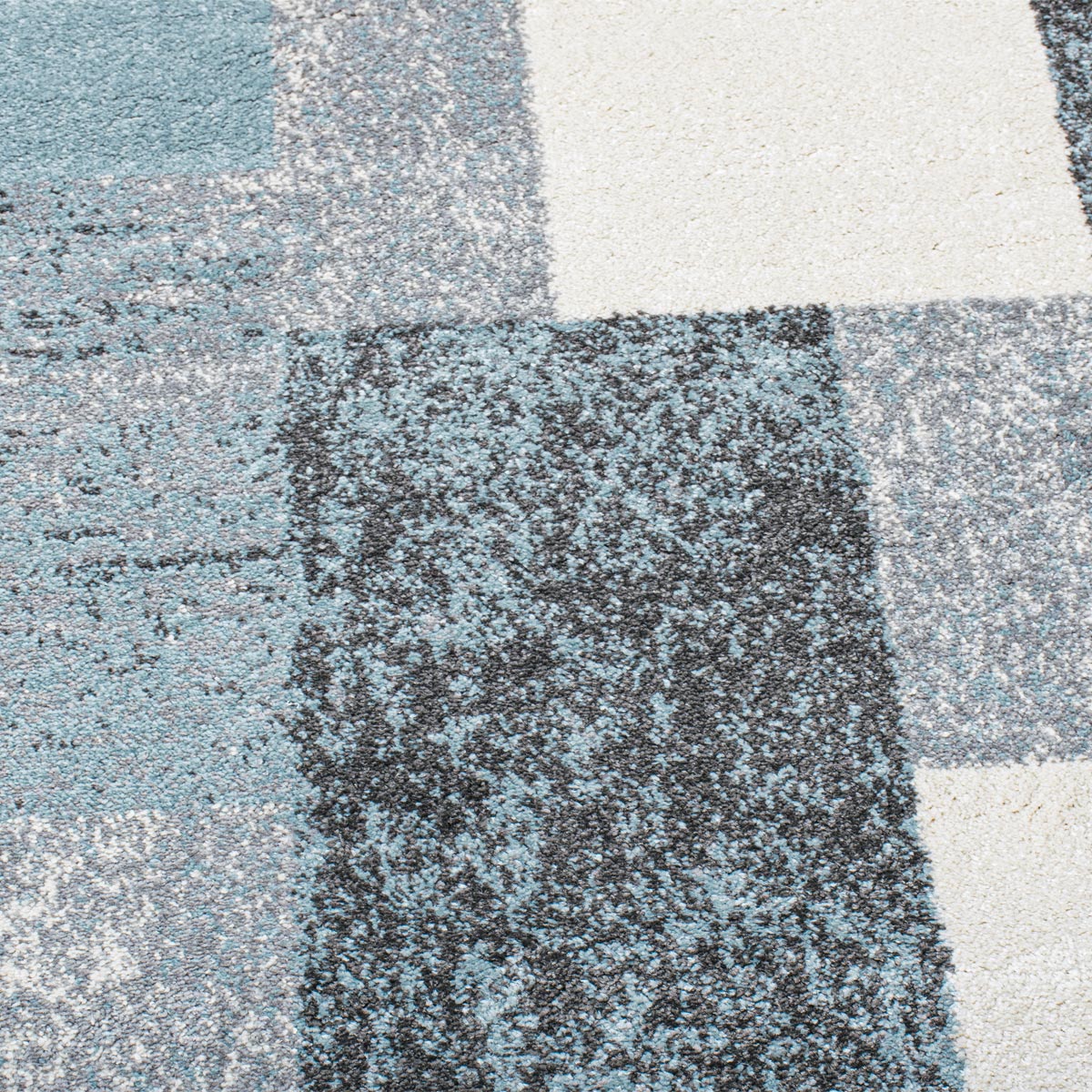 שטיח סלוניקי 10 אפור/קרם/טורקיז | השטיח האדום