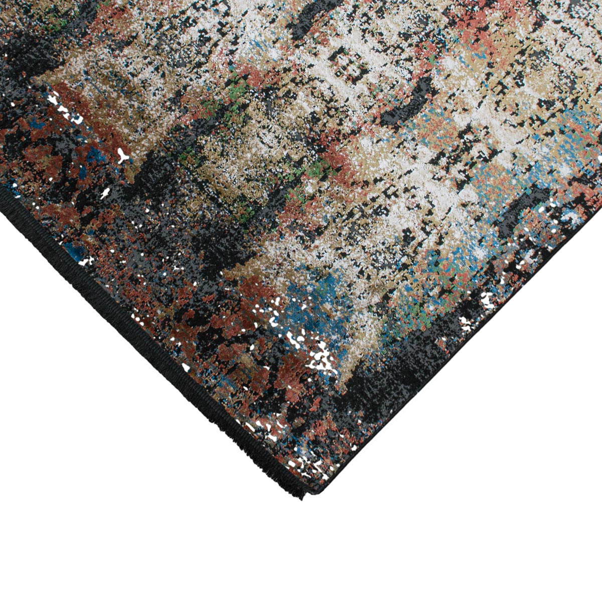 שטיח אלכסנדריה 01 צבעוני עם פרנזים | השטיח האדום