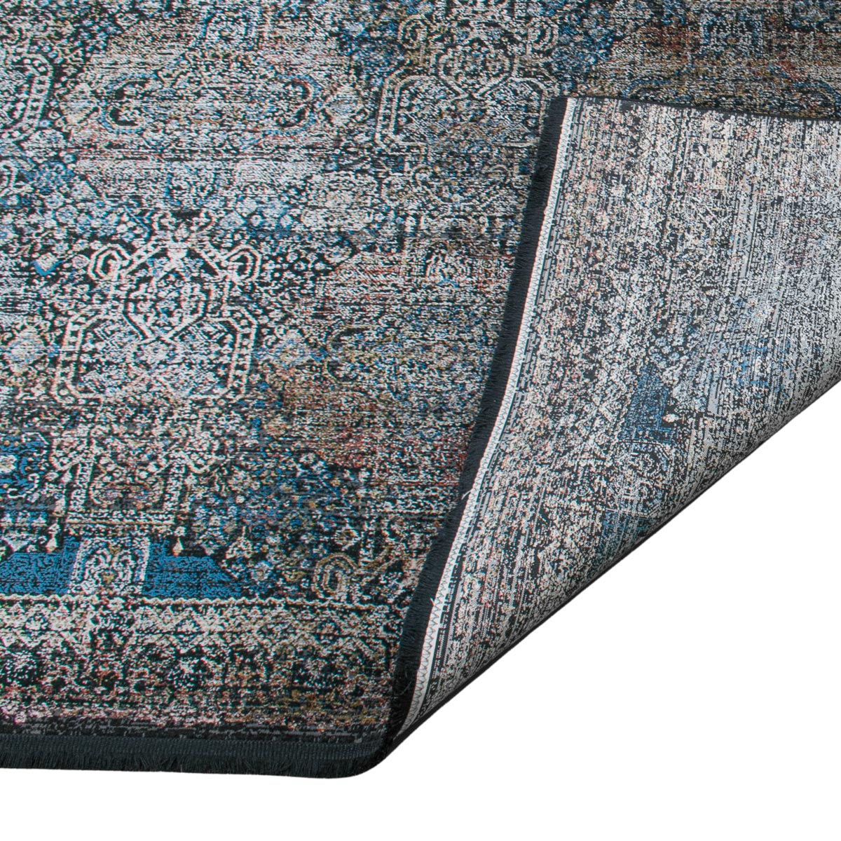 שטיח אלכסנדריה 03 צבעוני עם פרנזים | השטיח האדום