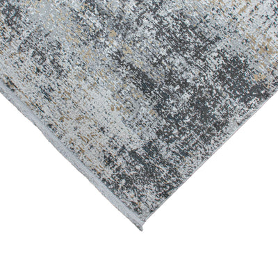 שטיח מילאנו 47 אפור/בז' עם פרנזים | השטיח האדום