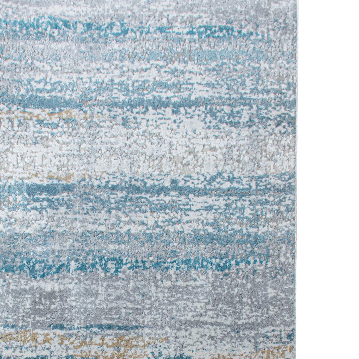 שטיח מילאנו 45 קרם/אפור/כחול ראנר עם פרנזים | השטיח האדום