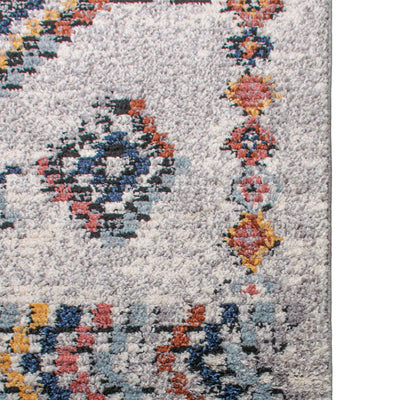 שטיח טנג'יר 11 צבעוני עם פרנזים | השטיח האדום