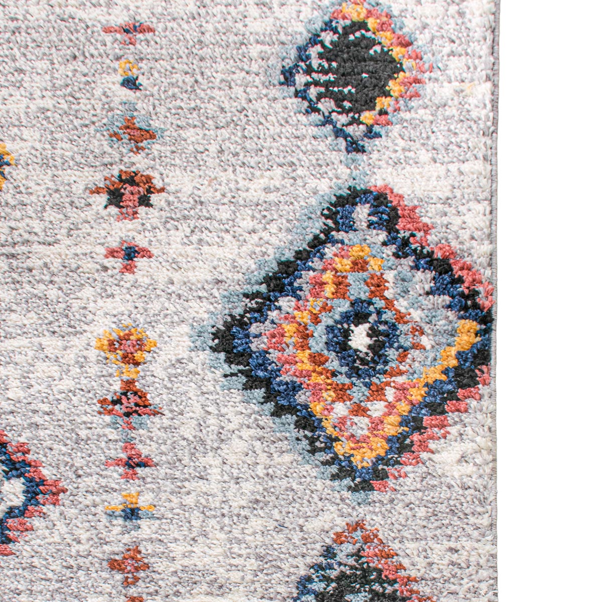 שטיח טנג'יר 07 צבעוני עם פרנזים | השטיח האדום