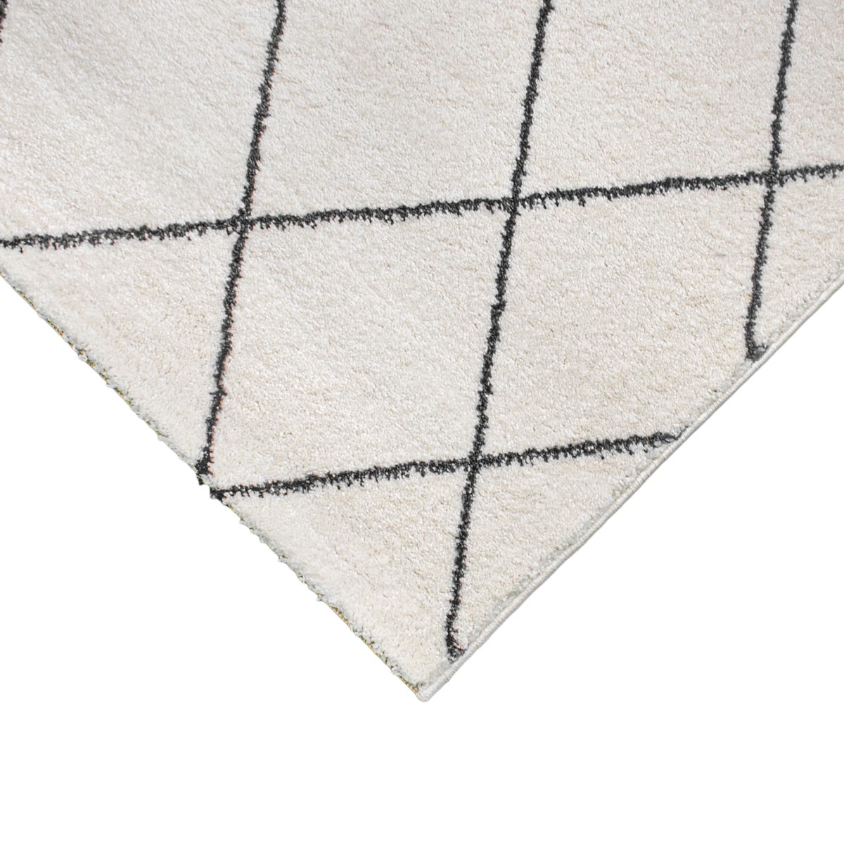 שטיח מרקש 19 קרם/שחור | השטיח האדום