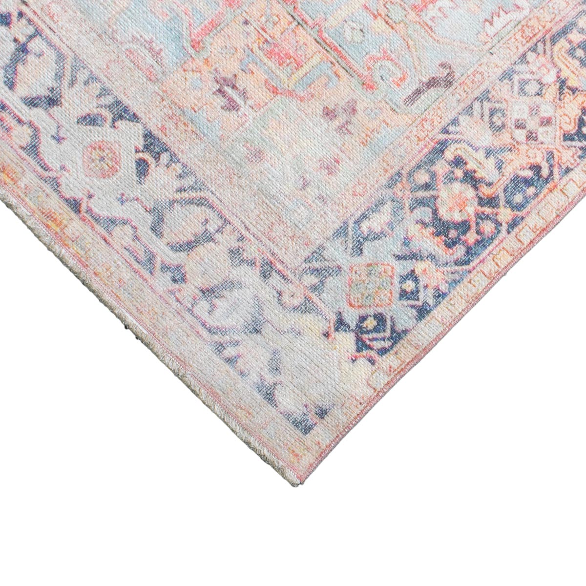 שטיח קשמיר 07 צבעוני עם פרנזים | השטיח האדום