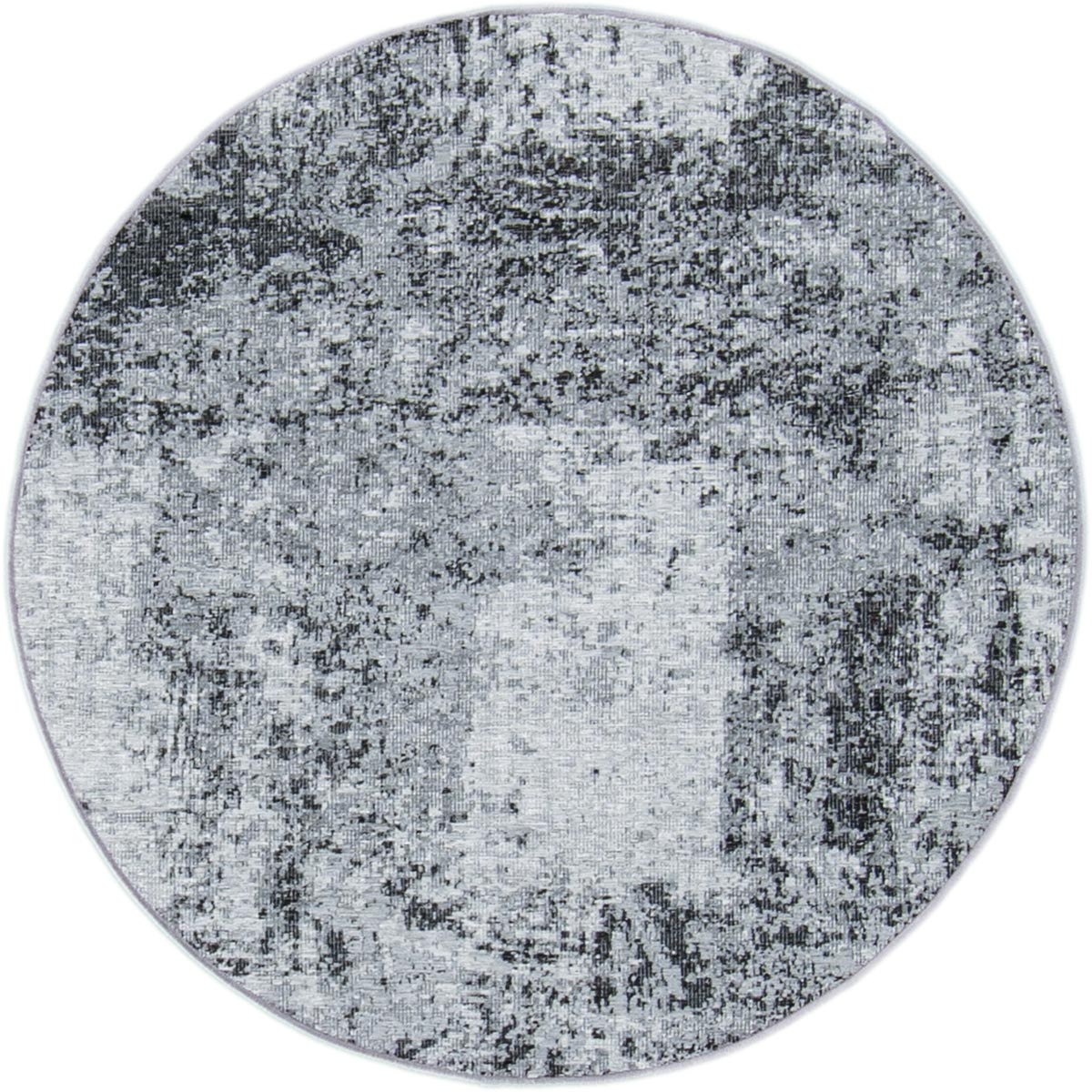 שטיח מרסיי 30 שחור עגול | השטיח האדום