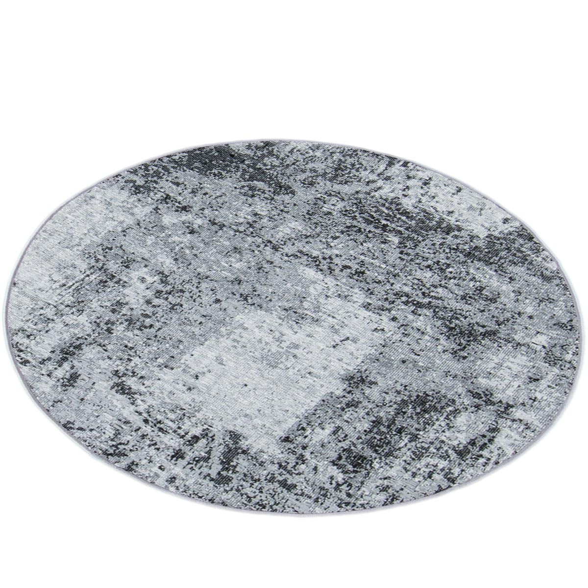 שטיח מרסיי 30 שחור עגול | השטיח האדום