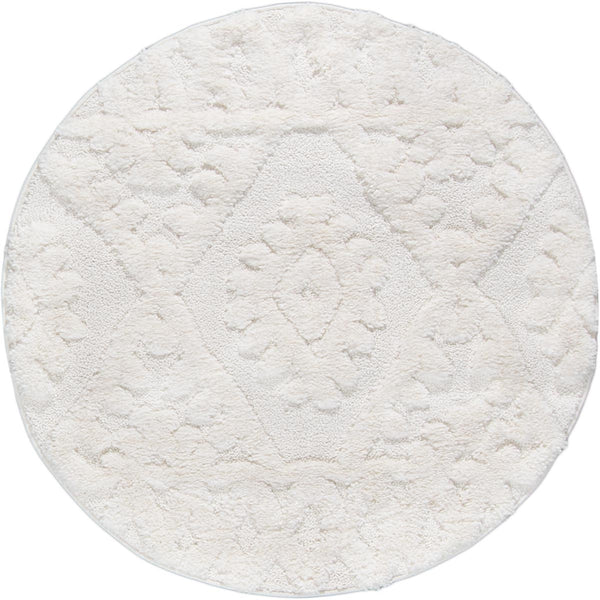 שטיח אטלס 11 קרם עגול ATLAS