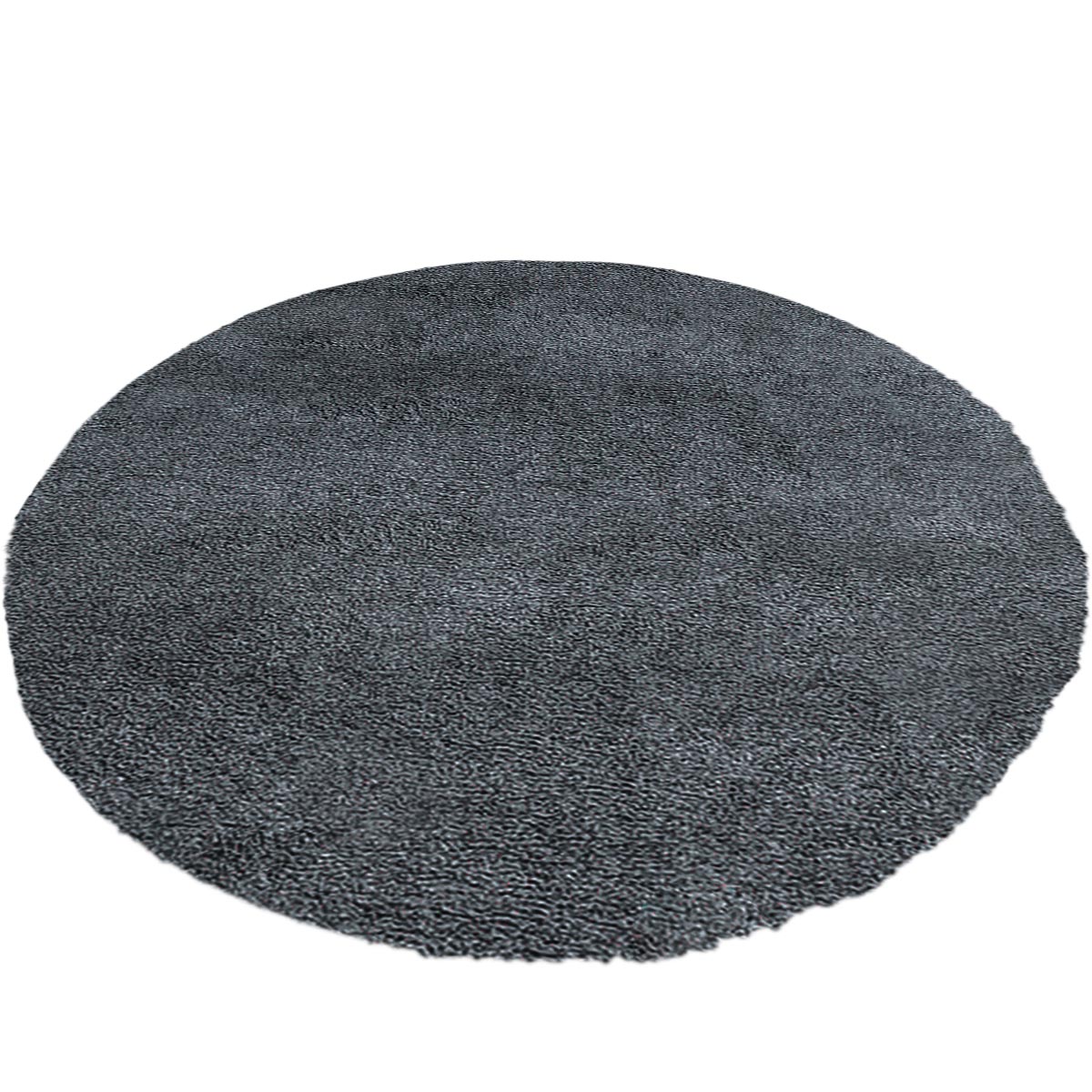 שטיח מונקו 10 אפור/שחור עגול | השטיח האדום