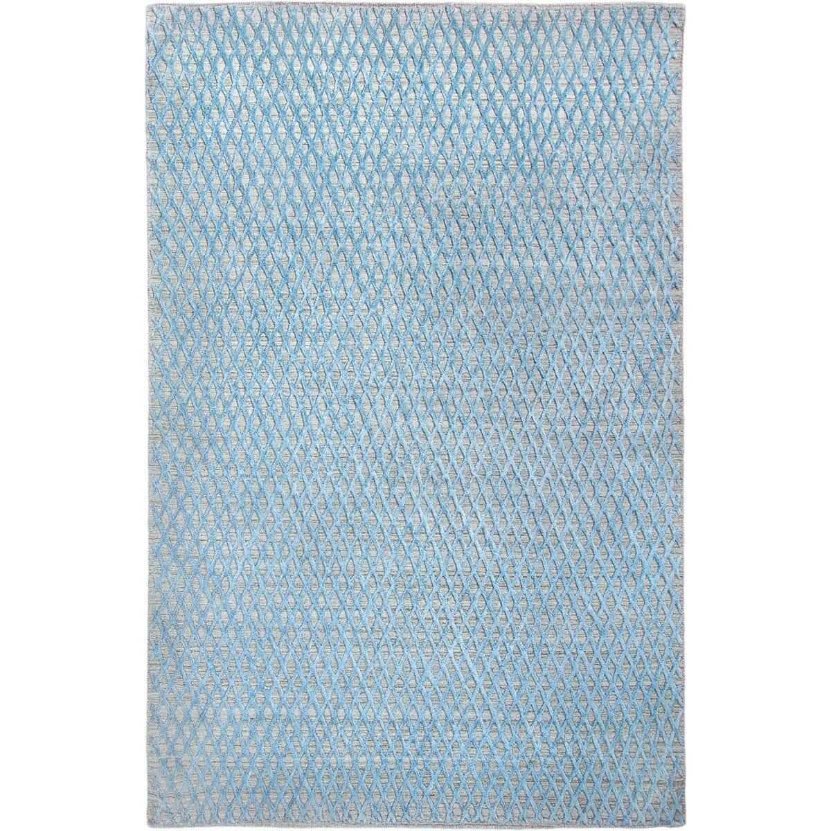 שטיח זארה 04 אפור בהיר/תכלת | השטיח האדום