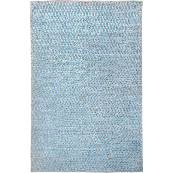 שטיח זארה 04 אפור בהיר/תכלת ZARA