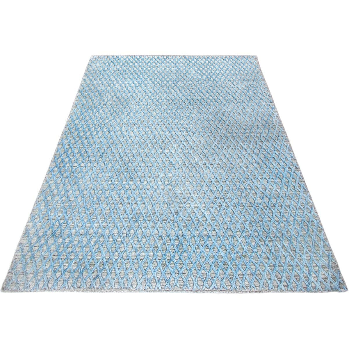 שטיח זארה 04 אפור בהיר/תכלת | השטיח האדום