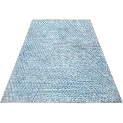 שטיח זארה 04 אפור בהיר/תכלת | השטיח האדום