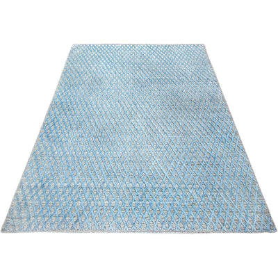 שטיח זארה 04 אפור בהיר/תכלת | השטיח האדום