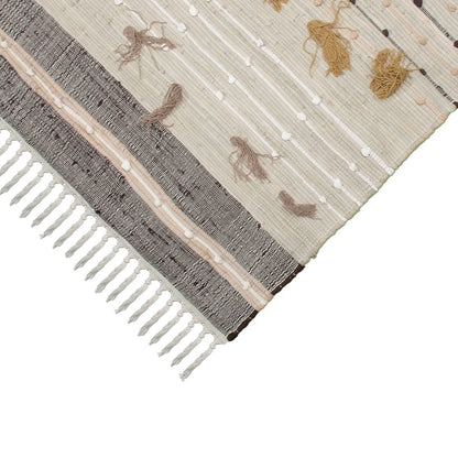 שטיח קילים נורדי 06 צבעוני עם פרנזים | השטיח האדום