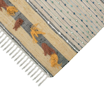 שטיח קילים נורדי 05 צבעוני עם פרנזים | השטיח האדום