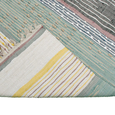 שטיח קילים נורדי 04 צבעוני עם פרנזים | השטיח האדום