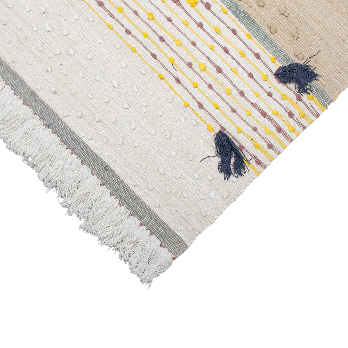 שטיח קילים נורדי 02 צבעוני ראנר עם פרנזים | השטיח האדום