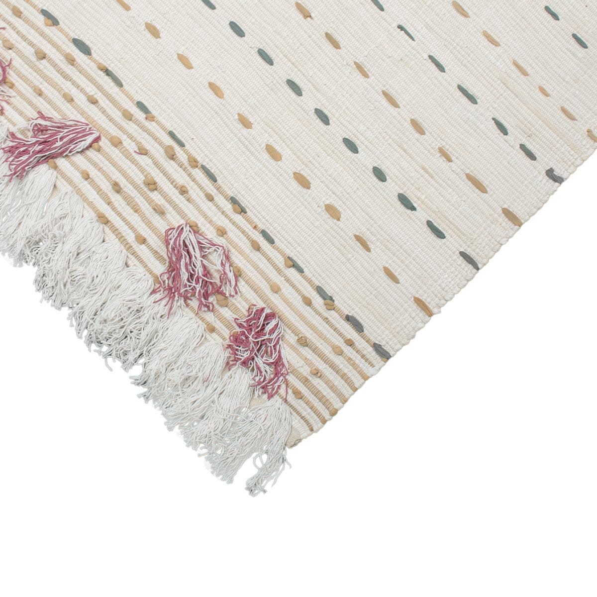 שטיח קילים נורדי 01 צבעוני עם פרנזים | השטיח האדום