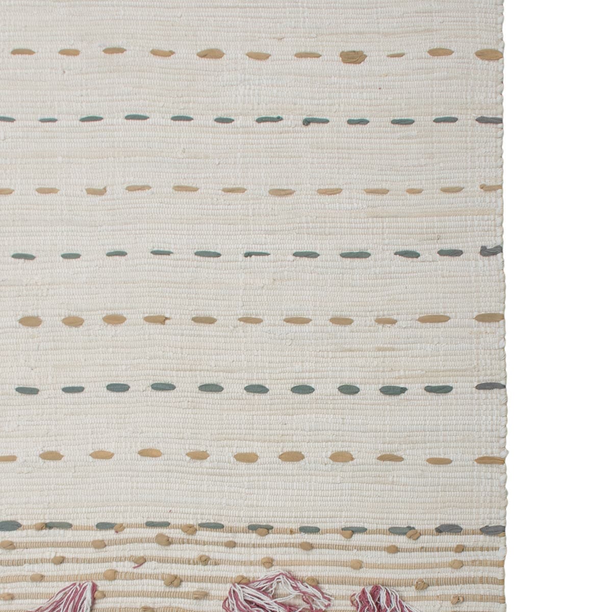 שטיח קילים נורדי 01 צבעוני עם פרנזים | השטיח האדום