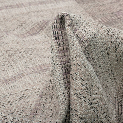 שטיח גפן כותנה 05 סגול/אפור עם פרנזים | השטיח האדום