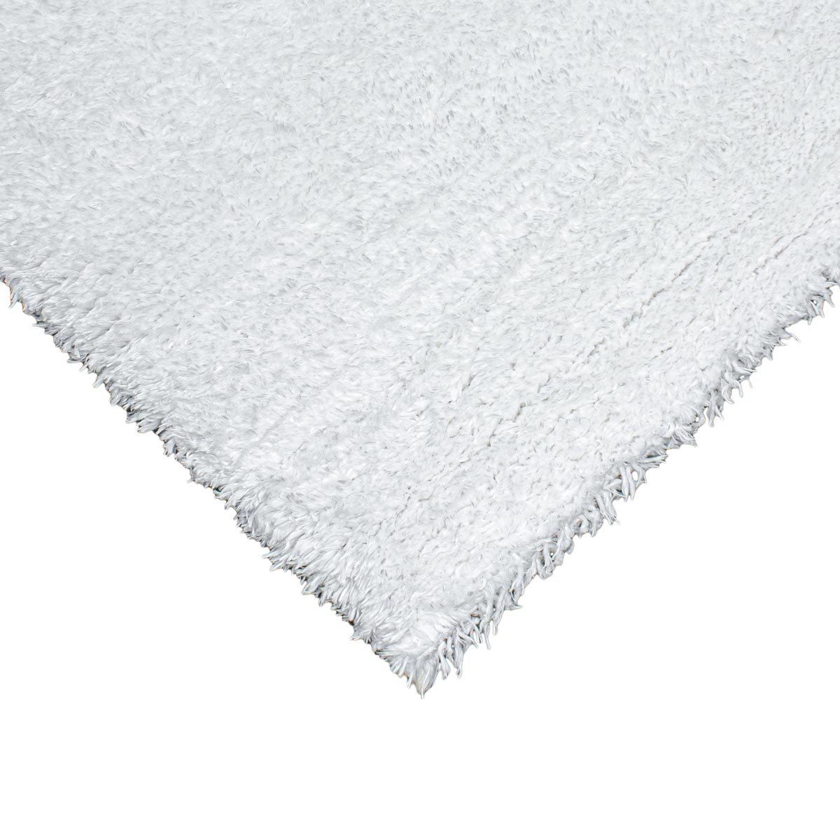 שטיח שאגי קטיפה 01 לבן ראנר | השטיח האדום