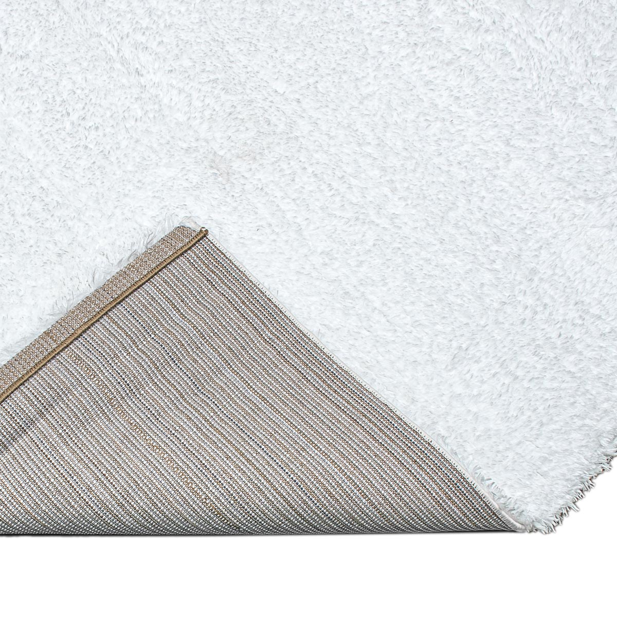 שטיח שאגי קטיפה 01 לבן | השטיח האדום