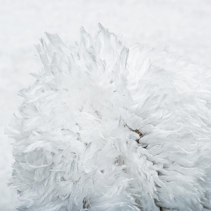 שטיח שאגי קטיפה 01 לבן | השטיח האדום