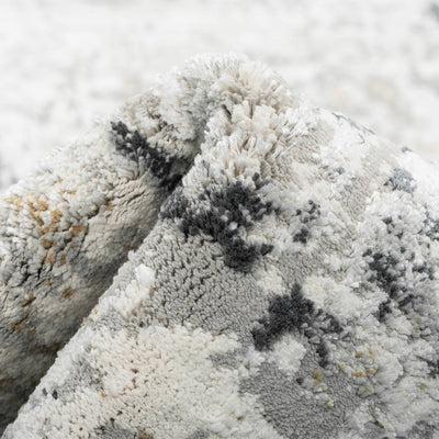 שטיח מילאנו 49 אפור/בז' עגול | השטיח האדום