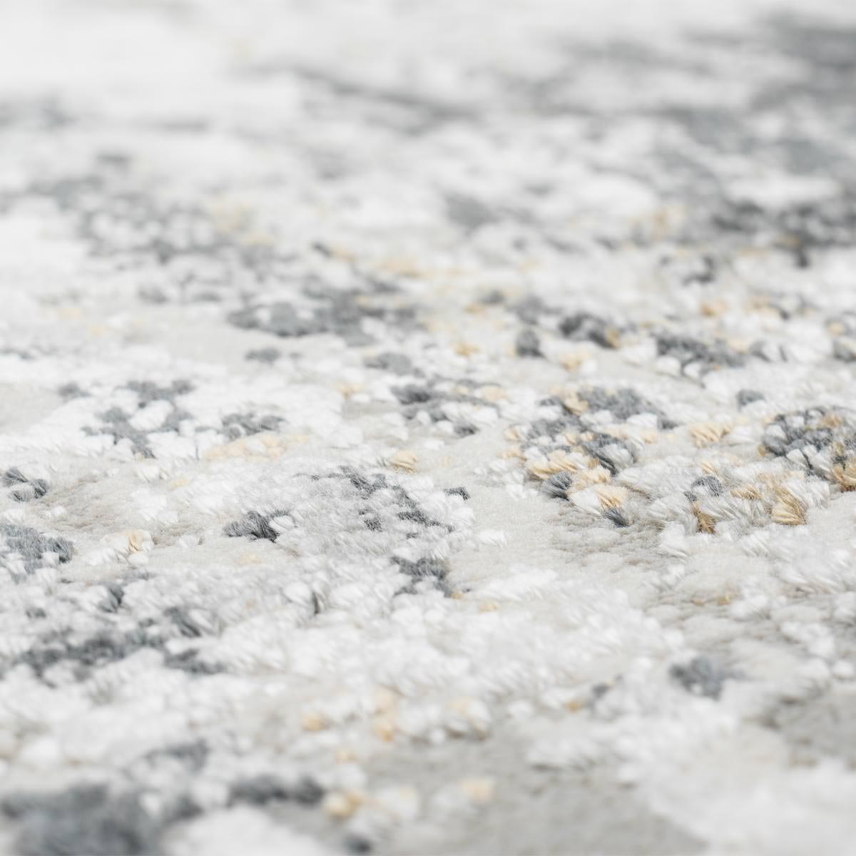 שטיח מילאנו 49 אפור/בז' עגול | השטיח האדום