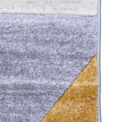 שטיח בוגוטה 11 כחול/אפור/צהוב | השטיח האדום