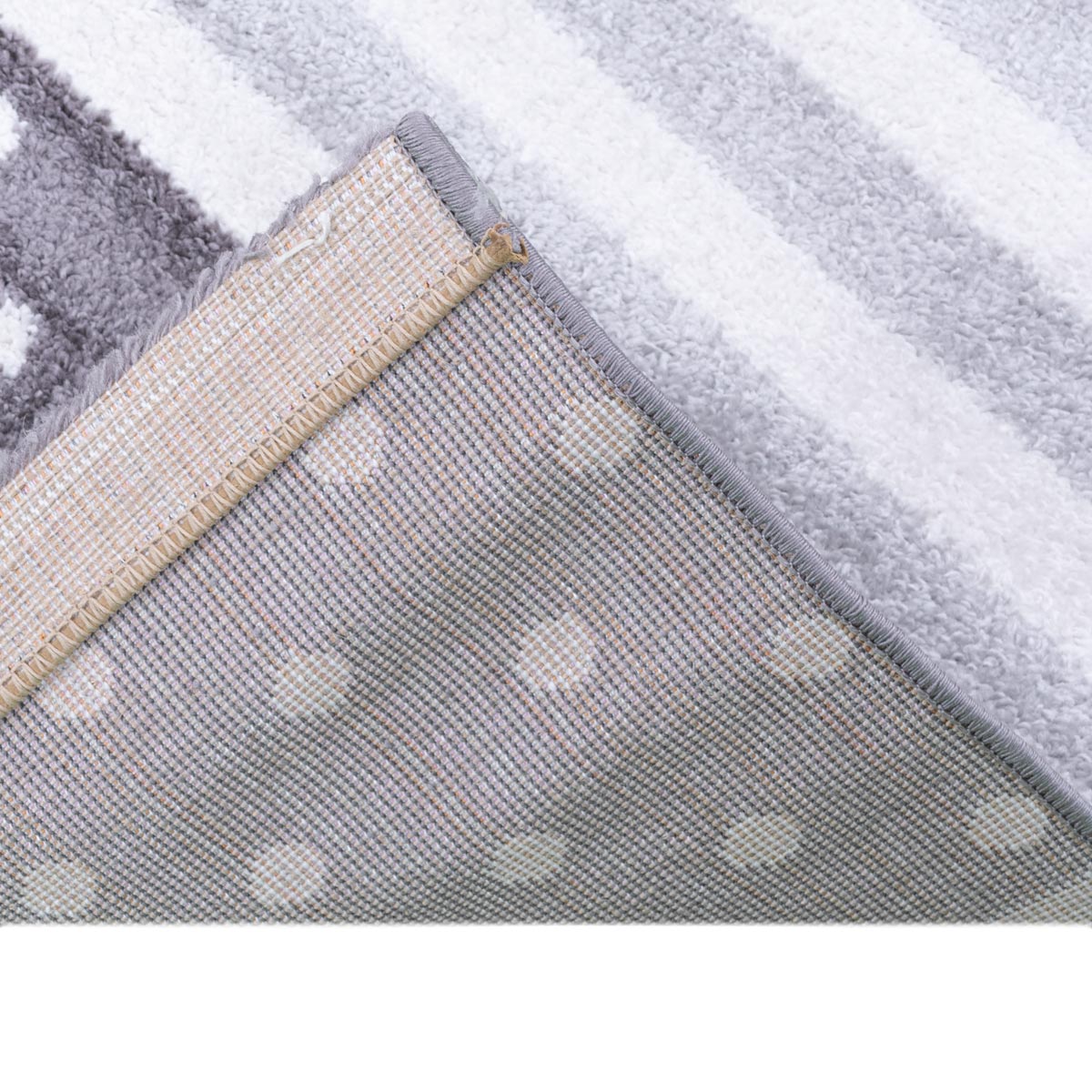 שטיח פאלמה 13 אפור/קרם/אפור כהה | השטיח האדום