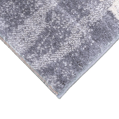 שטיח סלוניקי 13 אפור/אפור כהה/תכלת | השטיח האדום