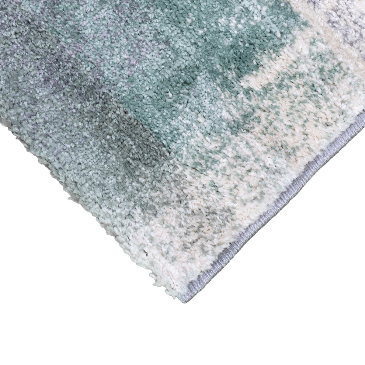 שטיח סלוניקי 12 אפור/קרם/ירוק פיסטוק ראנר | השטיח האדום