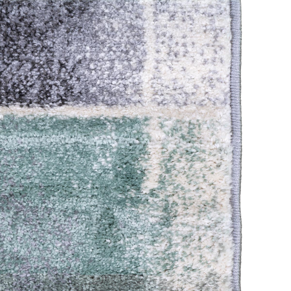 שטיח סלוניקי 12 אפור/קרם/ירוק פיסטוק ראנר | השטיח האדום