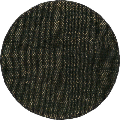 שטיח תמר אריגה גסה 06 שחור/בז' עגול | השטיח האדום