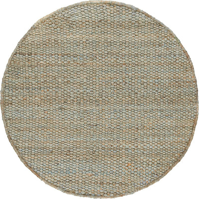 שטיח תמר אריגה גסה 06 מנטה/בז' עגול | השטיח האדום