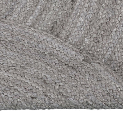 שטיח תמר אריגה שטוחה 01 אפור כהה עגול | השטיח האדום