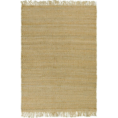 שטיח תמר אריגה גסה 06 בז' עם פרנזים | השטיח האדום