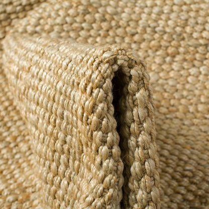 שטיח תמר אריגה גסה 06 בז' עם פרנזים | השטיח האדום