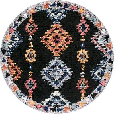 שטיח טנג'יר 02 צבעוני עגול | השטיח האדום