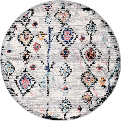 שטיח טנג'יר 04 צבעוני עגול | השטיח האדום