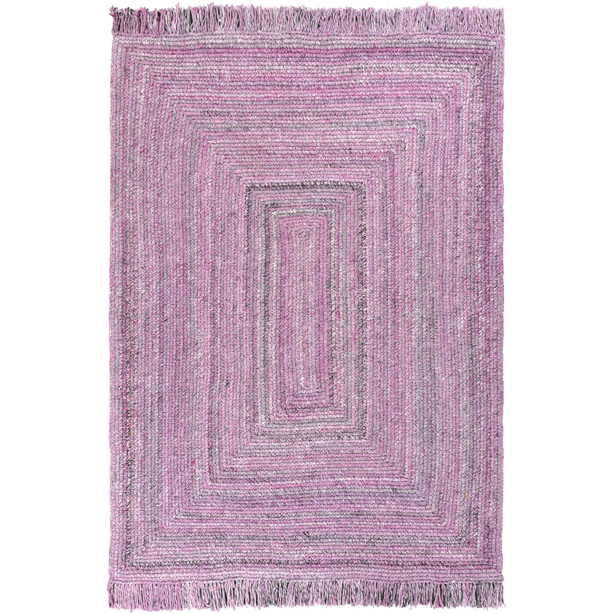 שטיח גרינלנד 09 סגול עם פרנזים | השטיח האדום