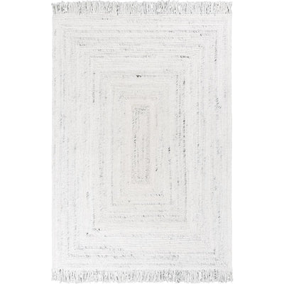 שטיח גרינלנד 09 לבן עם פרנזים | השטיח האדום