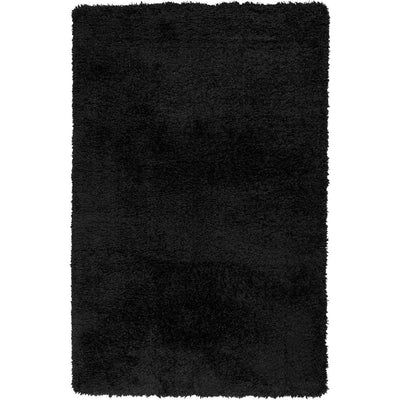 שטיח שאגי קטיפה 01 שחור | השטיח האדום