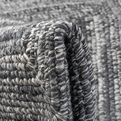 שטיחי חוץ גרינלנד 09 אפור כהה/אפור בהיר עם פרנזים | השטיח האדום