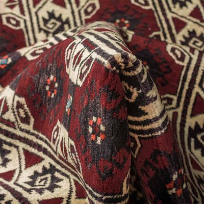 סופר בלוץ' פרסי 00 אדום/קרם 103x194 | השטיח האדום
