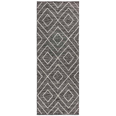  שטיח גפן כותנה 10 שחור/לבן ראנר | השטיח האדום 
