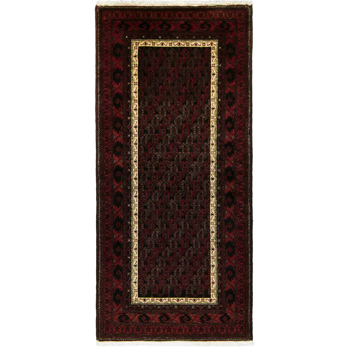 סופר בלוץ' פרסי 00 אדום/קרם 85x184 | השטיח האדום