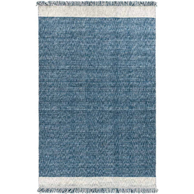 שטיח יעל 06 כחול עם פרנזים | השטיח האדום